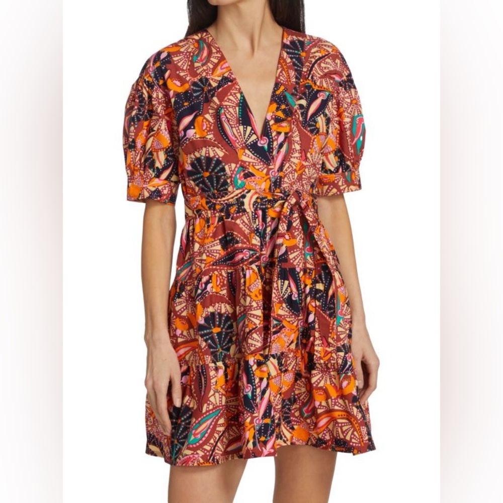 NEW A.L.C. Carey Floral Print Mini Dress, Size 8